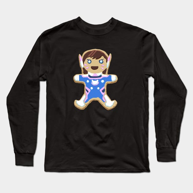 D.va Cookie Long Sleeve T-Shirt by JamesCMarshall